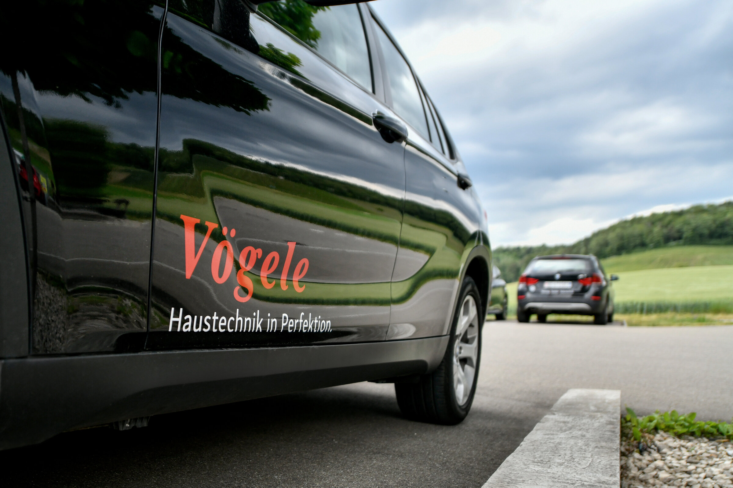 Projektfahrzeug der Vögele AG Haustechnik in Tegerfelden, Aargau